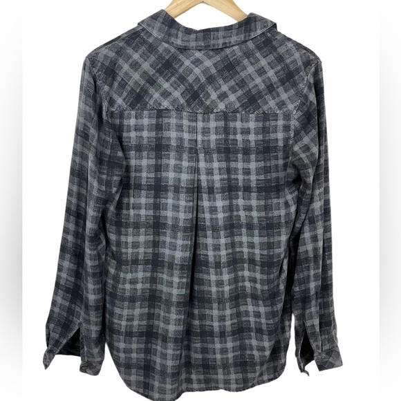 Cloth and Stone 100% Tencel Lyocell plaid button up shirt size S - Picture 4 of 6